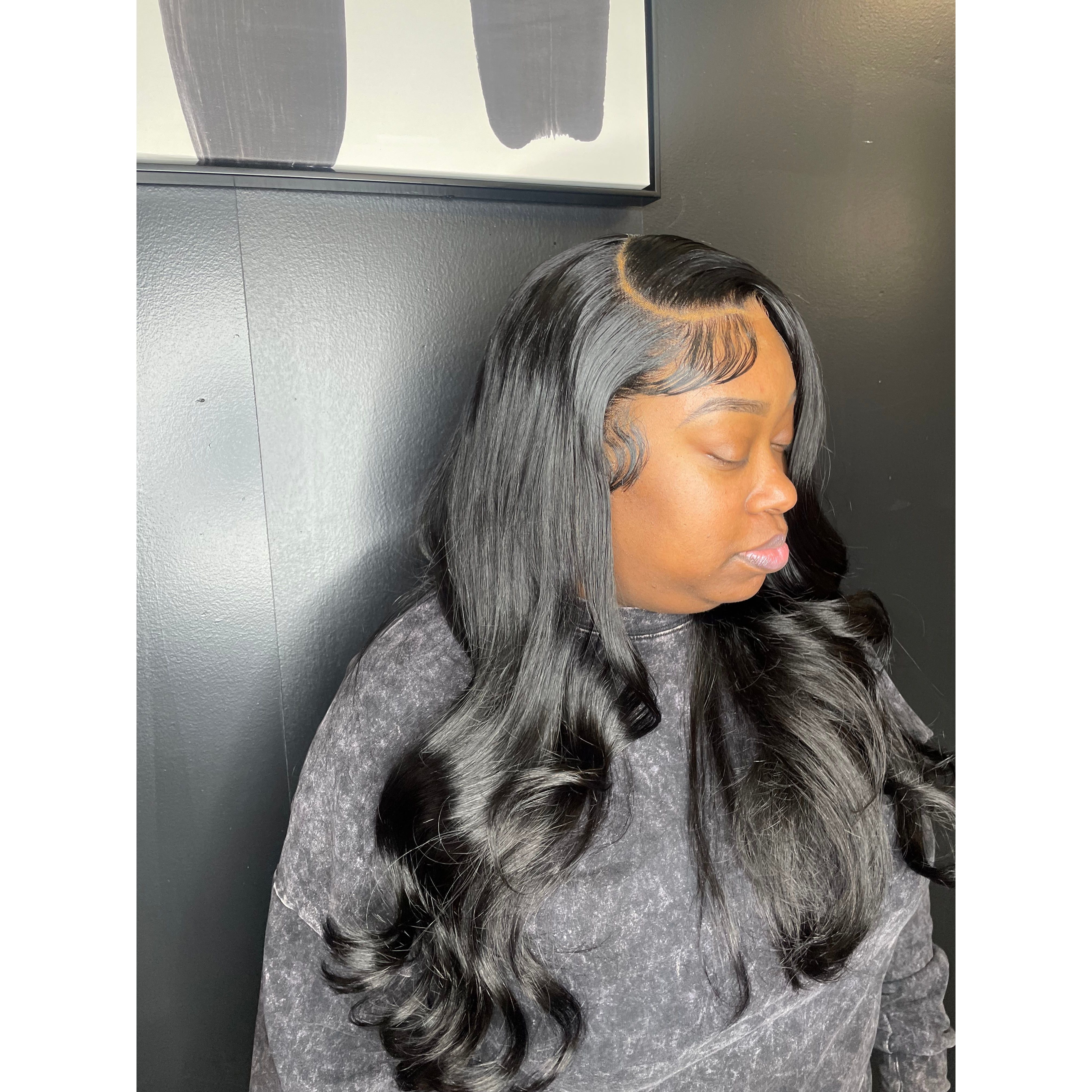 13x4 transparent lace front wig
