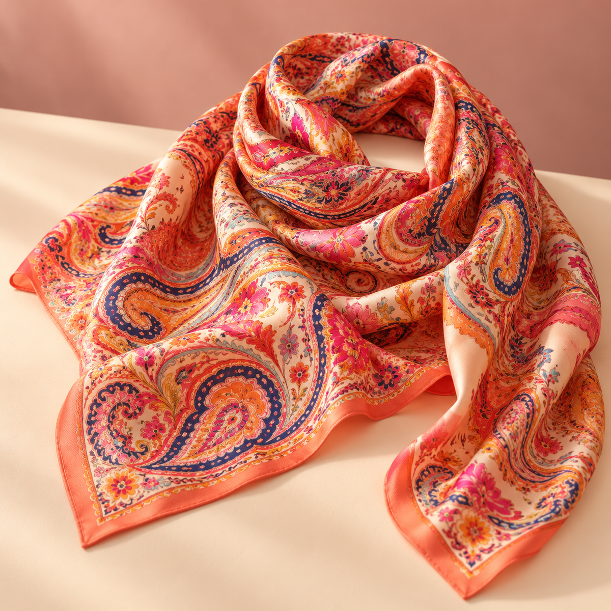 HBS Signature Paisley Scarf